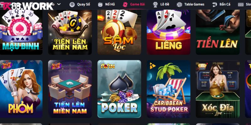 Sơ lược về game bài TX88